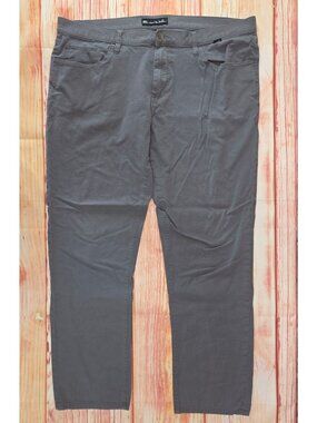 Travis Mathew Mens Gray Pants Size 36 Cotton Blend Relaxed Fit Casual Wear